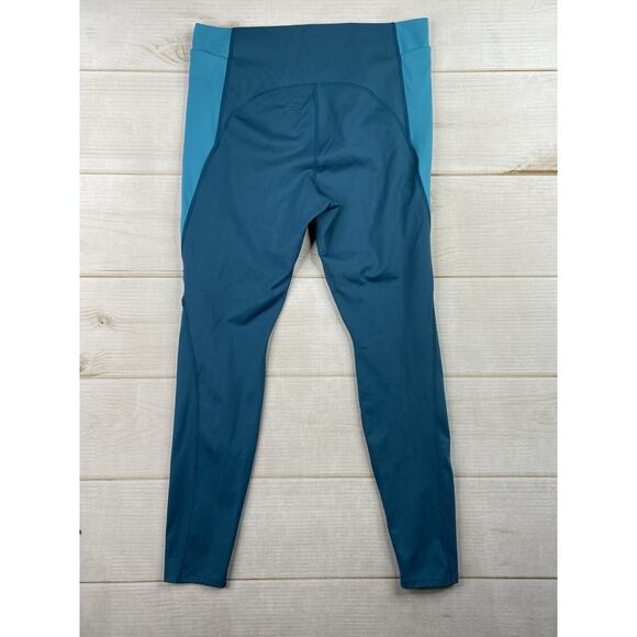 All in Motion Womens Leggings L Blue High Rise Blue Athleisure Pockets Gym - Picture 5 of 8